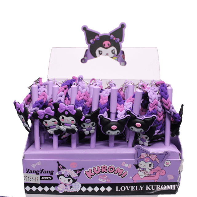 خودکار فانتزی آویز دار ( کش مو کرومی )