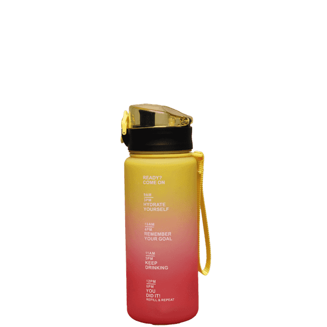 قمقمه ورزشی قفل دار گرادینتی - کد 081