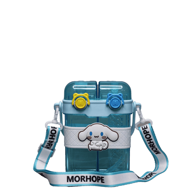 قمقمه فانتزی دوقلو نی دار _ کد 0100