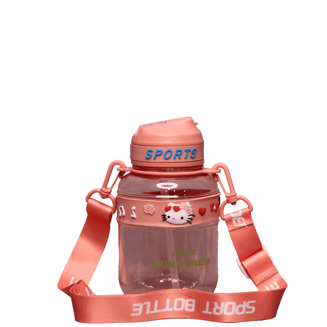 قمقمه شفاف دور سلیکونی - کد 0109