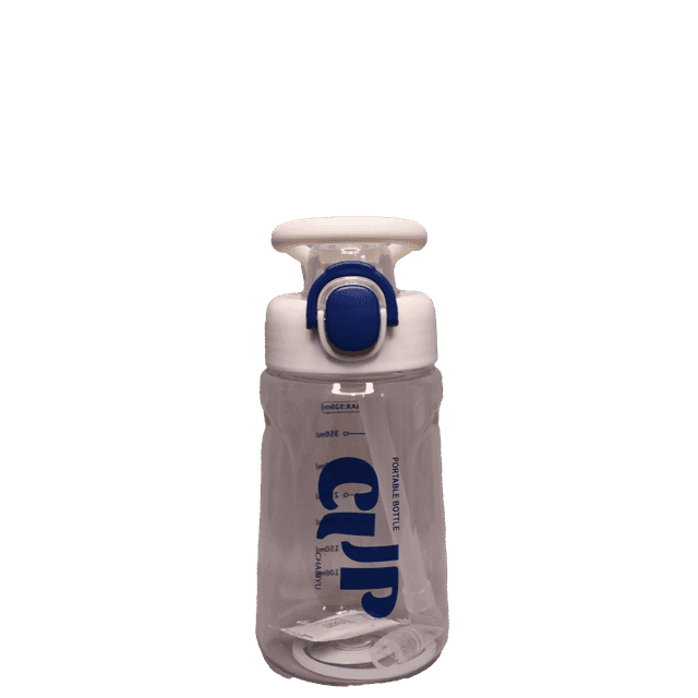 قمقمه نی دار شفاف دسته دار cup - کد 0142